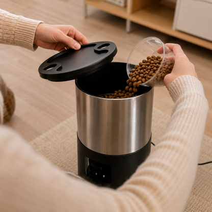 ZampeMeal™ – Distributore Automatico di Cibo Smart