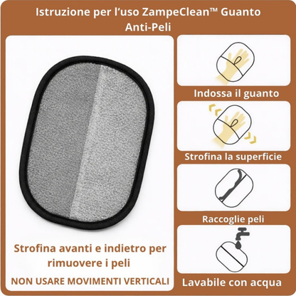 ZampeClean™️ - Guanto anti peli per Cani e Gatti