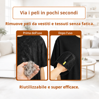 ZampeClean™️ - Guanto anti peli per Cani e Gatti