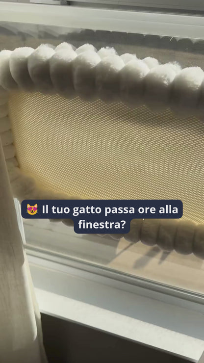 ZampeVista™ – Amaca da Finestra per Gatti