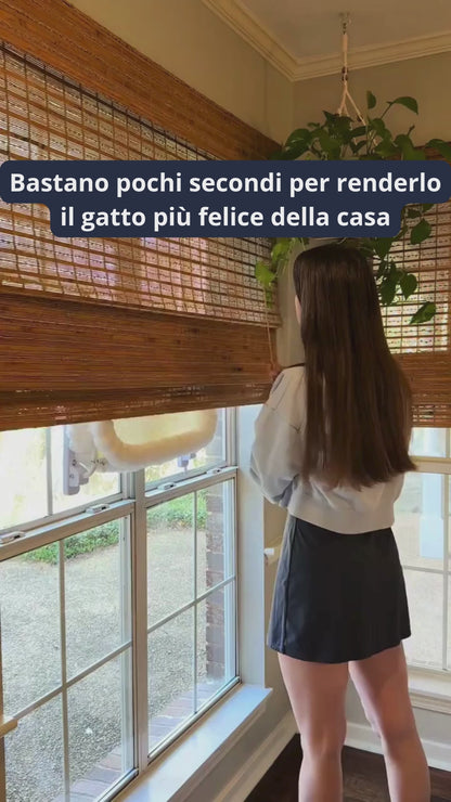 ZampeVista™ – Amaca da Finestra per Gatti
