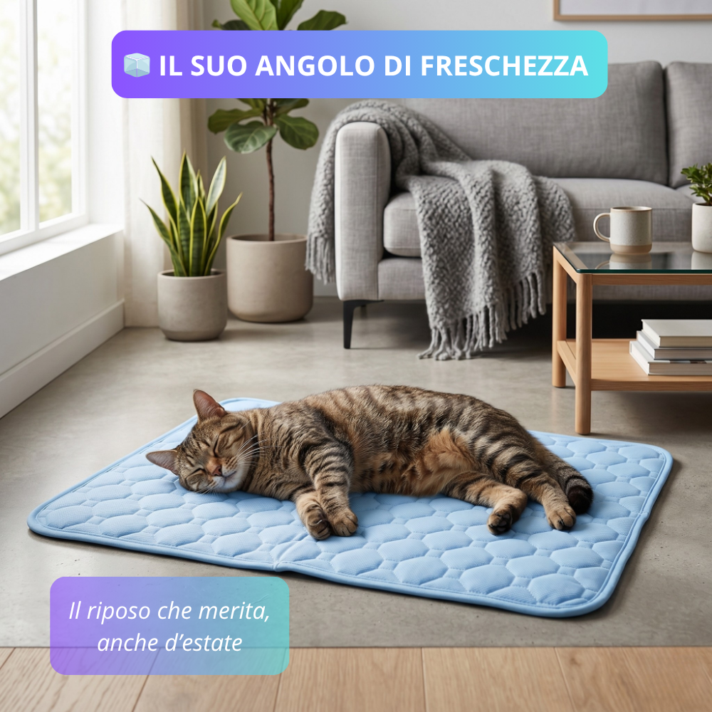 ZampeFresh™ - Tappetino rinfrescante per Cani e Gatti
