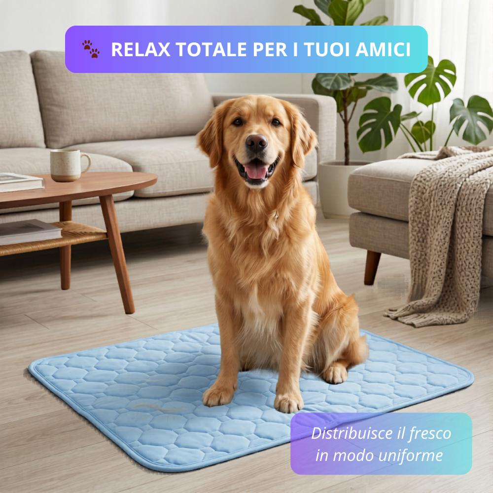 ZampeFresh™ - Tappetino rinfrescante per Cani e Gatti
